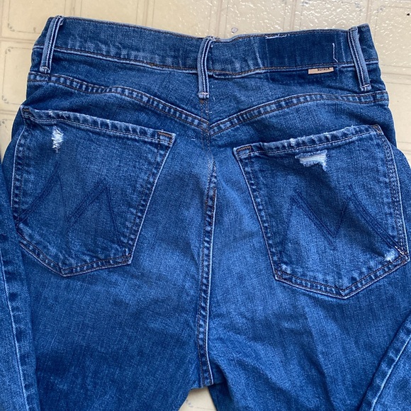 MOTHER High Rise Blue Jeans - Picture 6 of 13